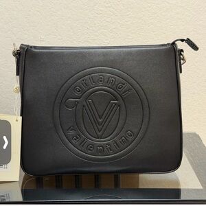 Orlandi Valentino Black Shoulder Bag NEW